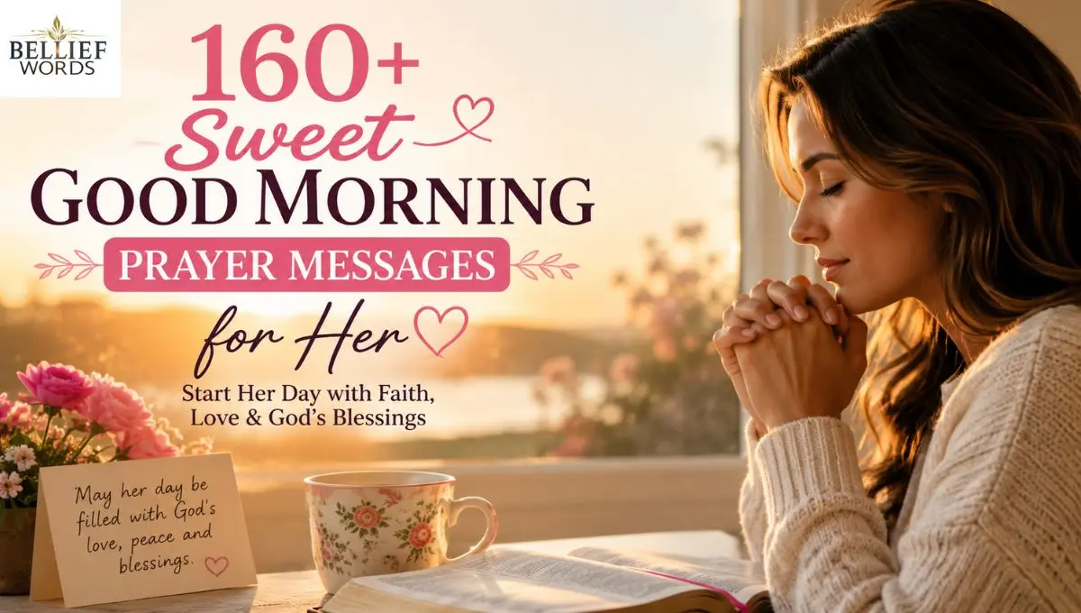 160+ Sweet Good Morning Prayer Messages for Her