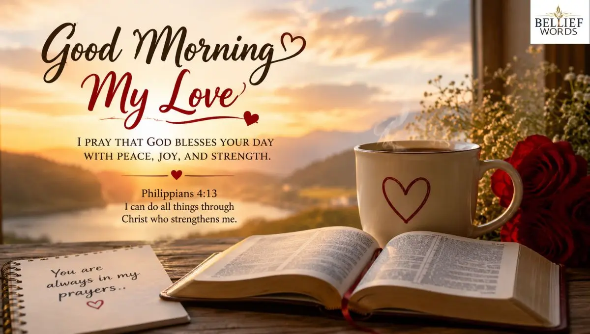 40 Amazing Good Morning Prayer for My Love with Bible Verses