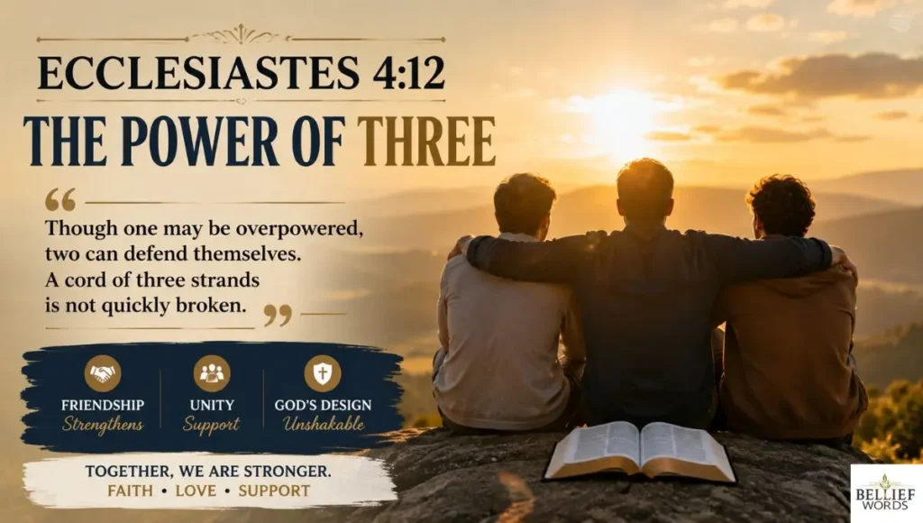 Ecclesiastes 4:12 – The Power of Three