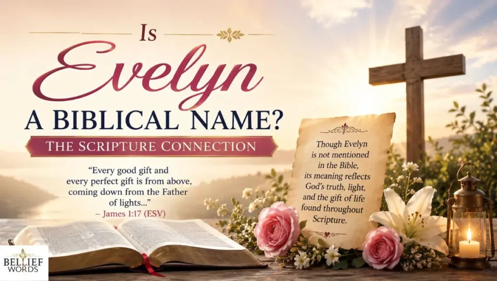 Is Evelyn a Biblical Name The Scripture Connection