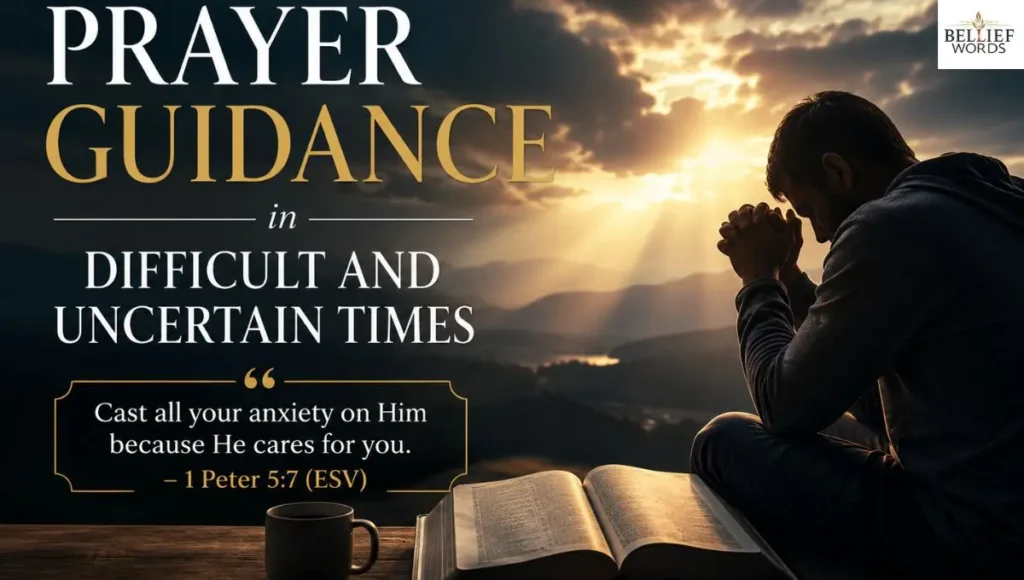 Prayer Guidance in Difficult and Uncertain Times
