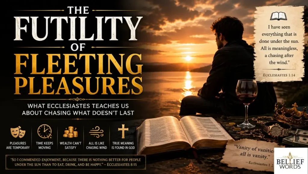 The Futility of Fleeting Pleasures