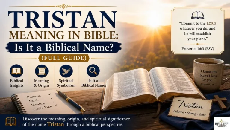 Tristan Meaning in Bible Is It a Biblical Name (Full Guide)