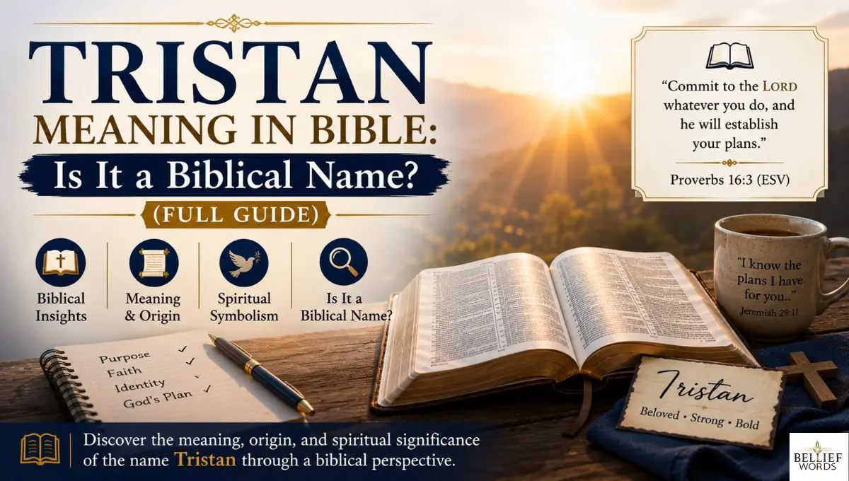Tristan Meaning in Bible Is It a Biblical Name (Full Guide)