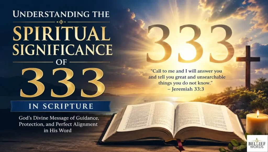 Understanding the Spiritual Significance of 333 in Scripture