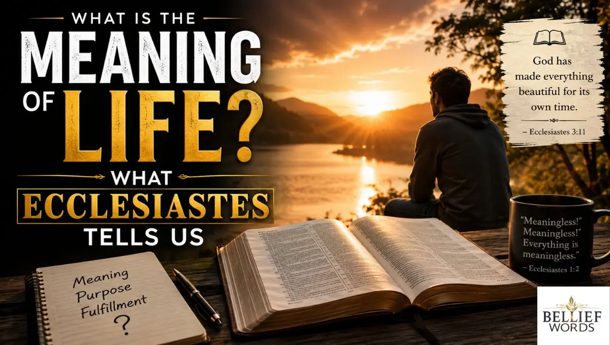 What Is the Meaning of Life What Ecclesiastes Tells Us