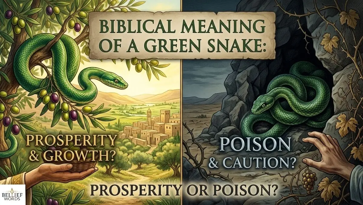 Biblical Meaning of a Green Snake: Prosperity or Poison?