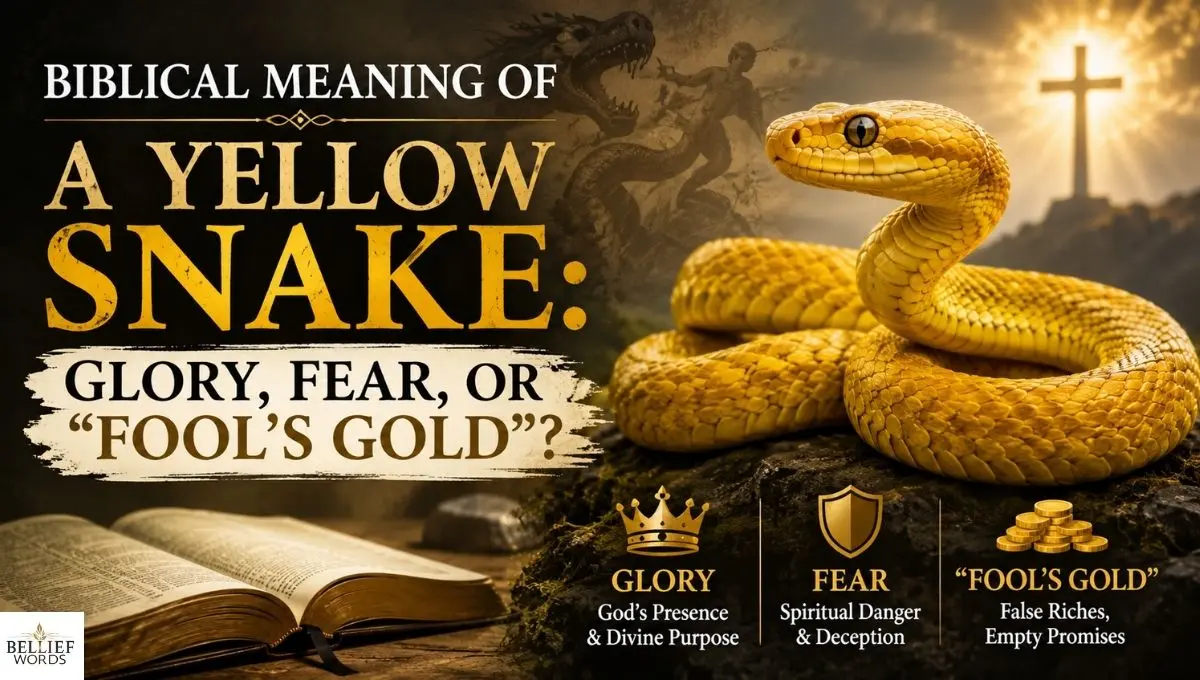 Biblical Meaning of a Yellow Snake: Glory, Fear, or "Fool's Gold"?