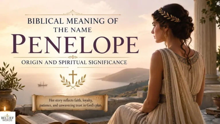 Biblical Meaning of the Name Penelope: Origin and Spiritual Significance