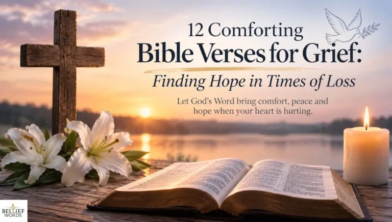 12 Comforting Bible Verses for Grief: Finding Hope in Times of Loss