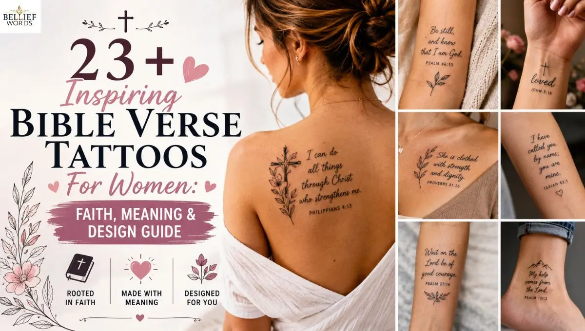 23+ Inspiring Bible Verse Tattoos For Women: Faith, Meaning & Design Guide