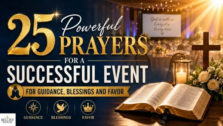 25 Powerful Prayers for a Successful Event for Guidance, Blessings and Favor
