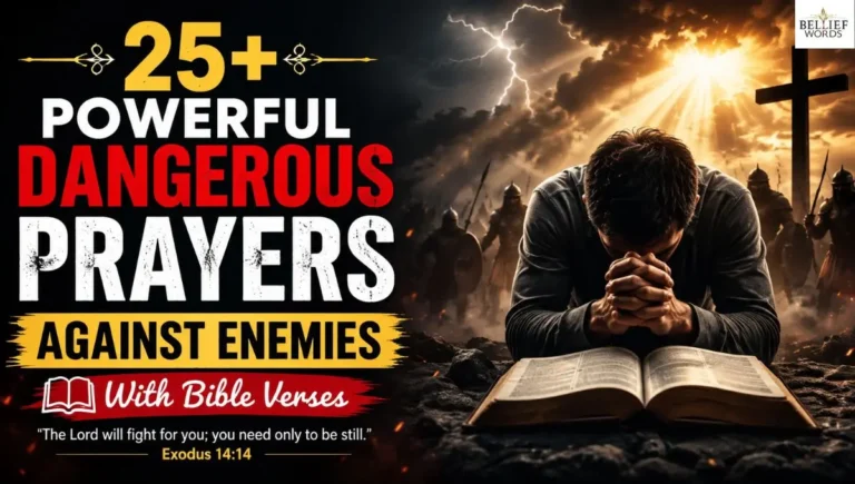 25+ Powerful Dangerous Prayers Against Enemies With Bible Verses