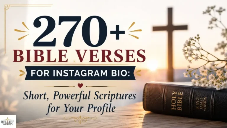 270+ Bible Verses for Instagram Bio: Short, Powerful Scriptures for Your Profile