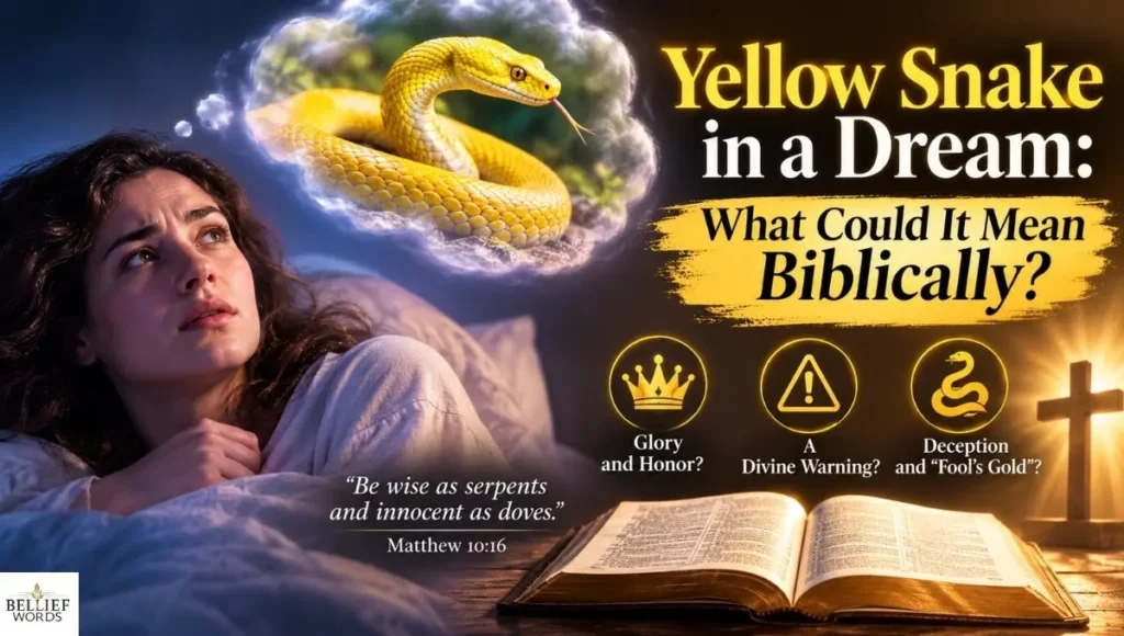 Yellow Snake in a Dream: What Could It Mean Biblically?