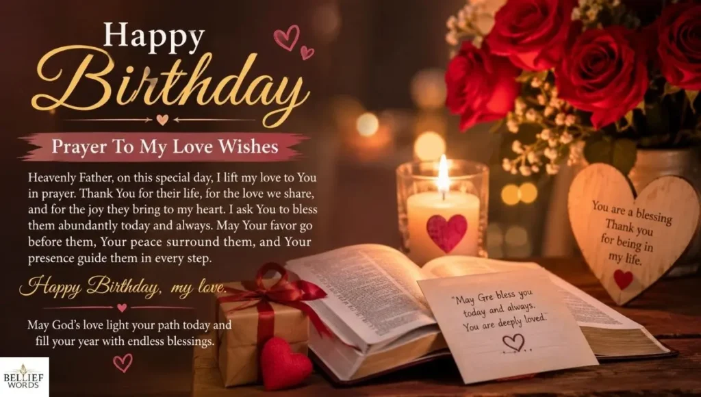 Happy Birthday Prayer To My Love Wishes
