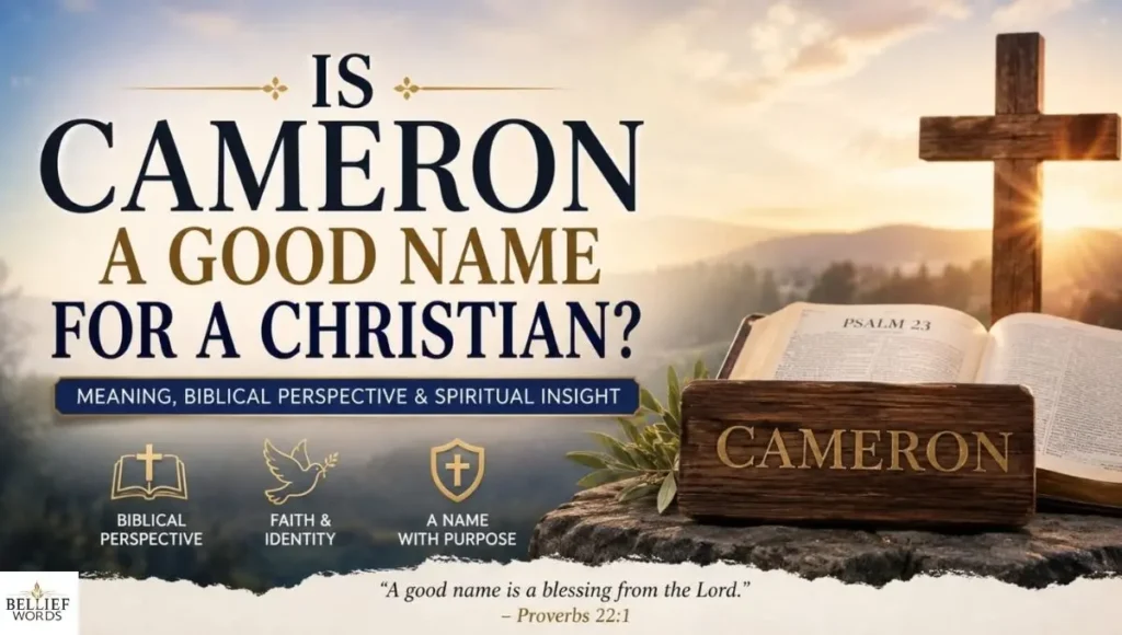 Is Cameron a Good Name for a Christian?