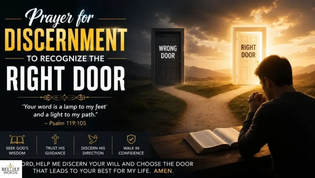Prayer for Discernment to Recognize the Right Door