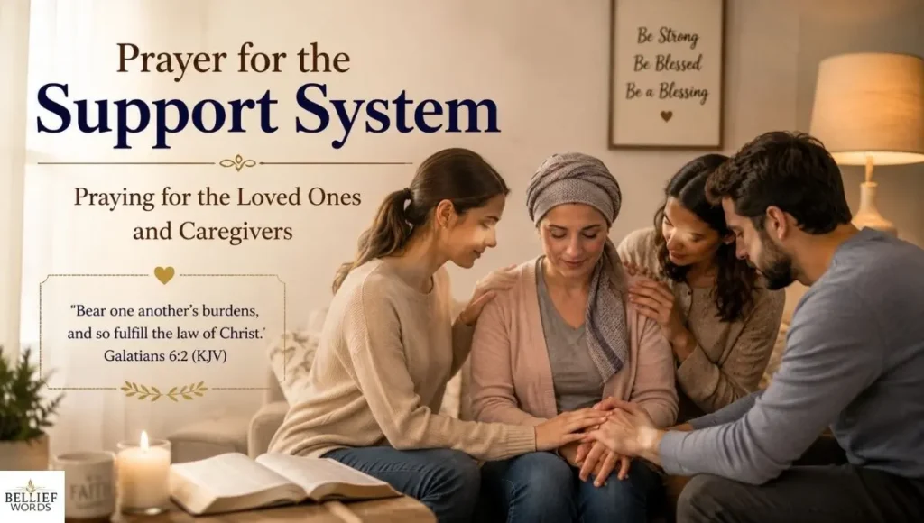 Prayer for the Support System - Praying for the Loved Ones and Caregivers