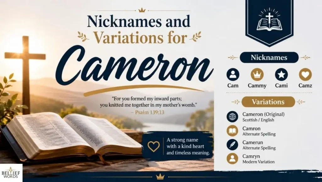 Nicknames and Variations for Cameron