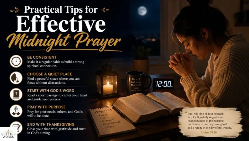 Practical Tips for Effective Midnight Prayer
