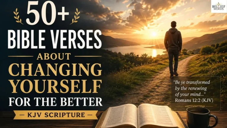 50+ Bible Verses About Changing Yourself For The Better – KJV Scripture