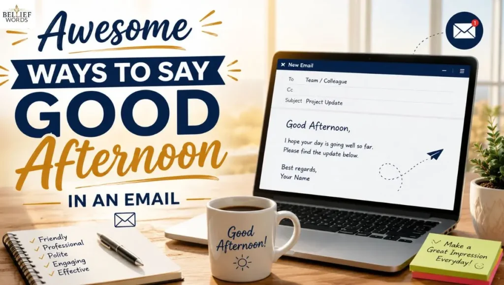Awesome Ways To Say Good Afternoon in an Email