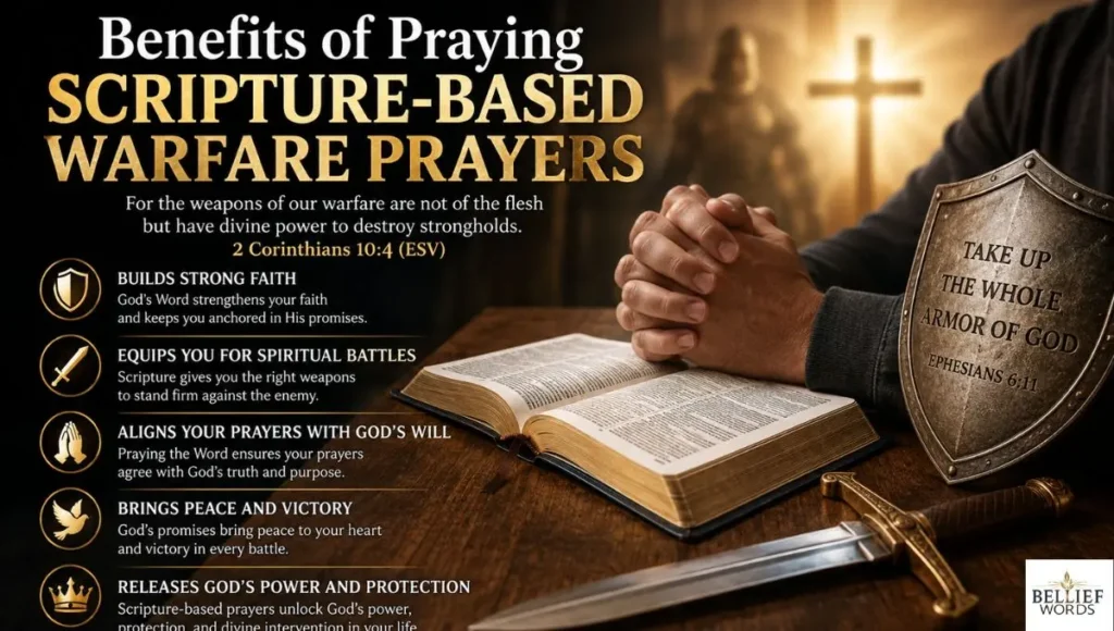 Benefits of Praying Scripture-Based Warfare Prayers