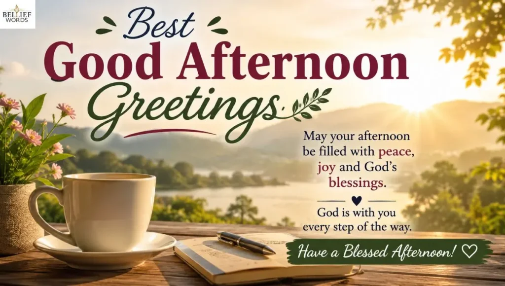 Best Good Afternoon Greetings