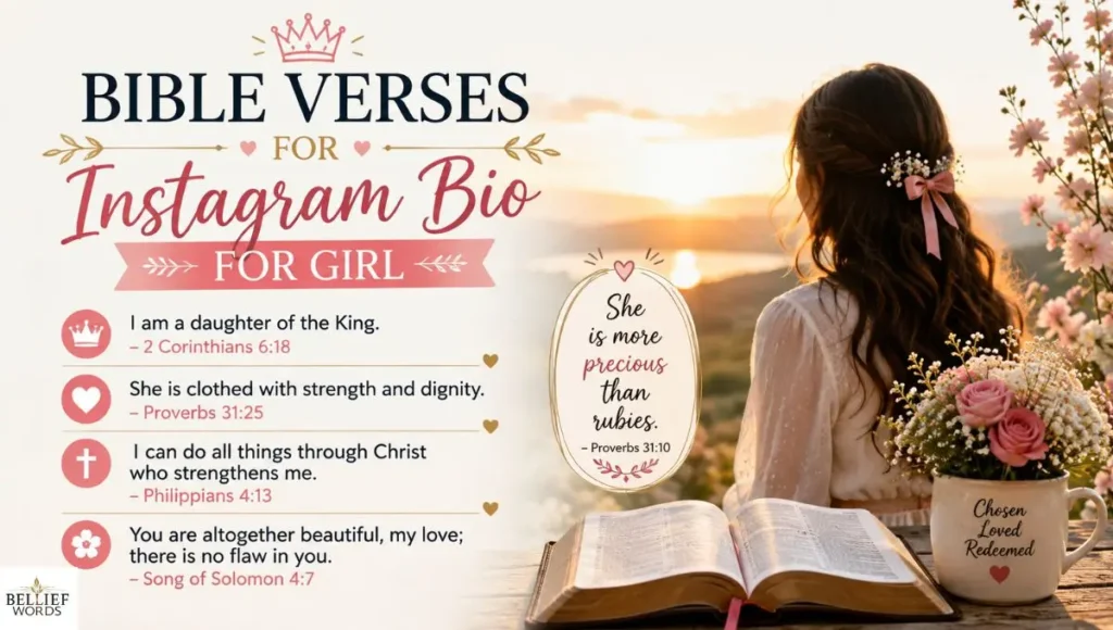 Bible Verses for Instagram Bio for Girl