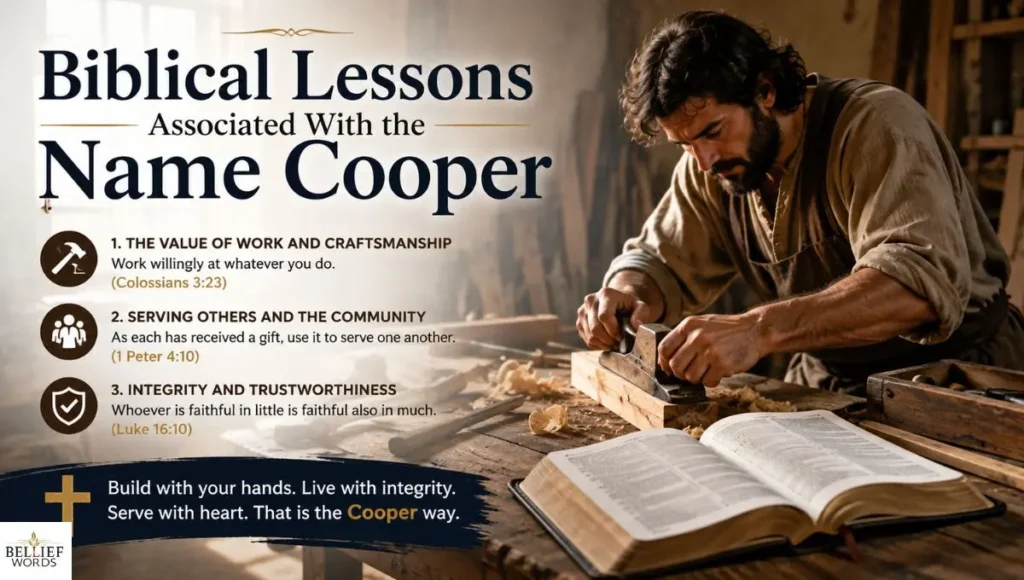 Biblical Lessons Associated With the Name Cooper
