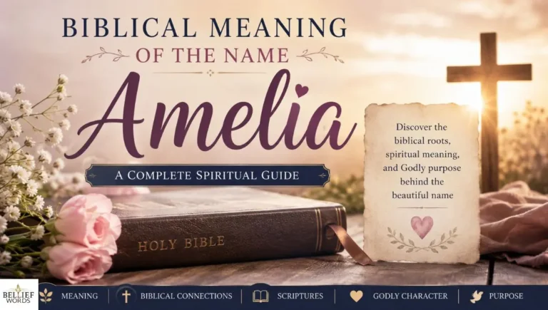 Biblical Meaning of the Name Amelia: A Complete Spiritual Guide