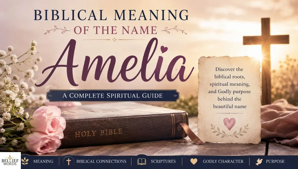 Biblical Meaning of the Name Amelia: A Complete Spiritual Guide