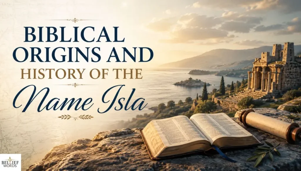 Biblical Origins and History of the Name Isla
