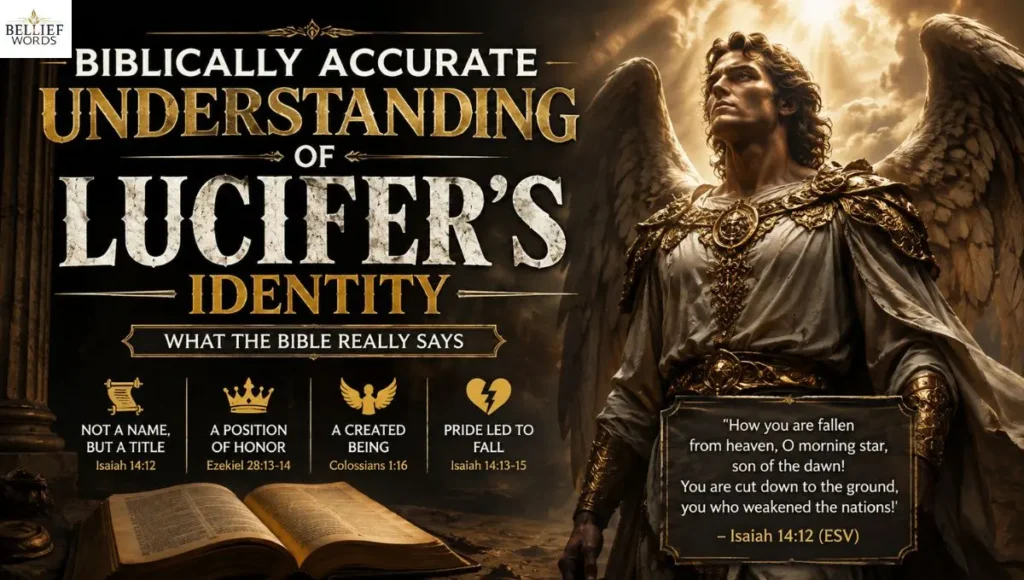 Biblically Accurate Understanding of Lucifer's Identity