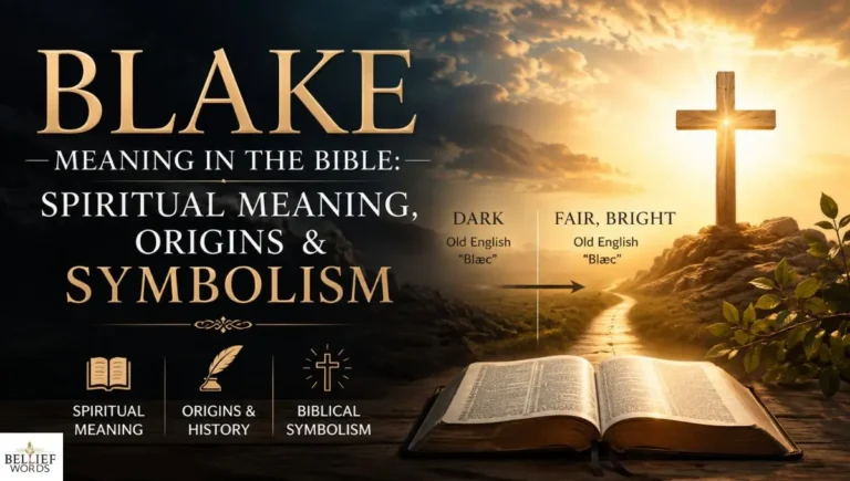 Blake Meaning in the Bible: Spiritual Meaning, Origins & Symbolism