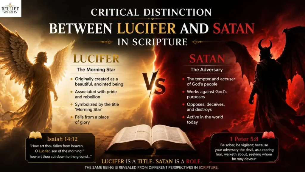 Critical Distinction Between Lucifer and Satan in Scripture