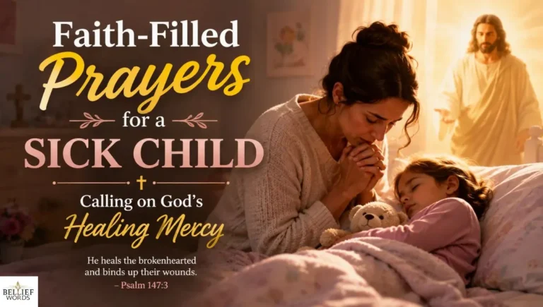 Faith-Filled Prayers for a Sick Child – Calling on God's Healing Mercy
