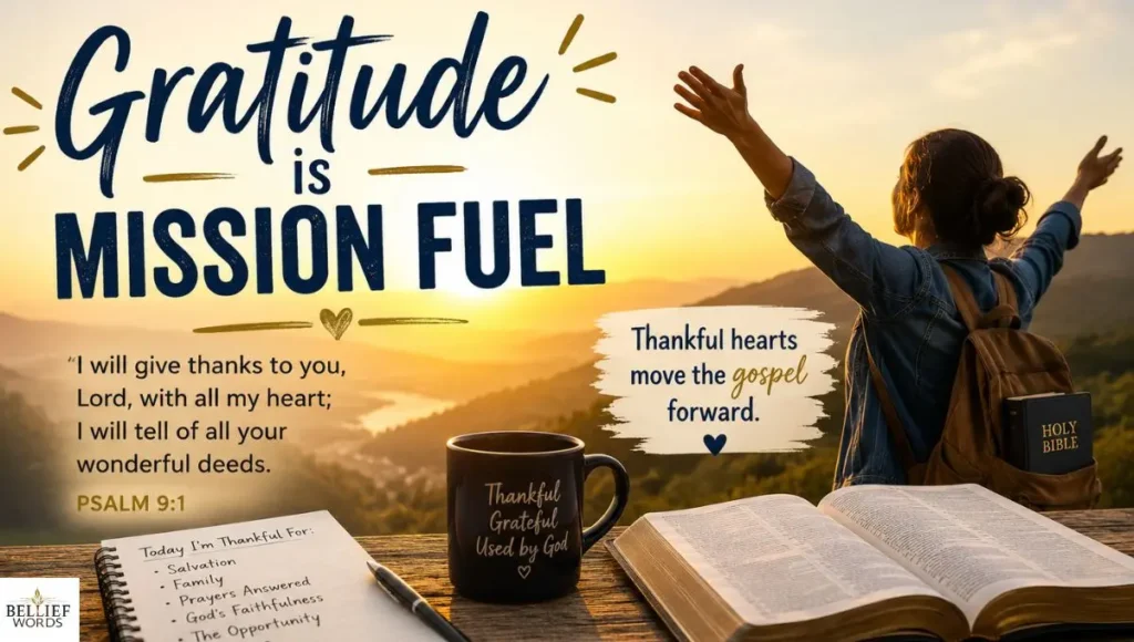 Gratitude is Mission Fuel