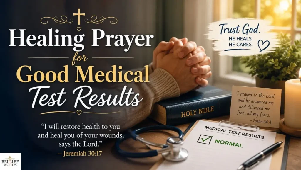 Healing Prayer for Good Medical Test Results