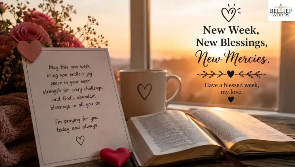 Heartfelt New Week Prayer Messages for My Love