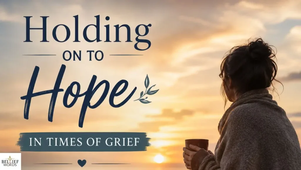 Holding on to Hope in Times of Grief