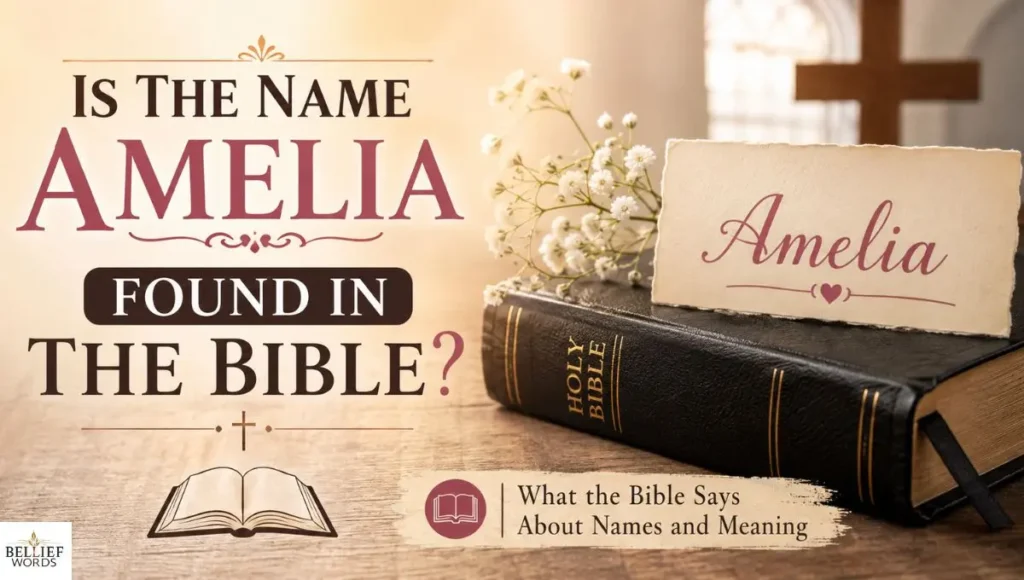 Is the Name Amelia Found in the Bible?