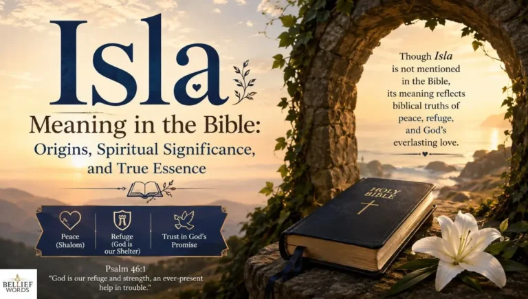 Isla Meaning in the Bible: Origins, Spiritual Significance, and True Essence