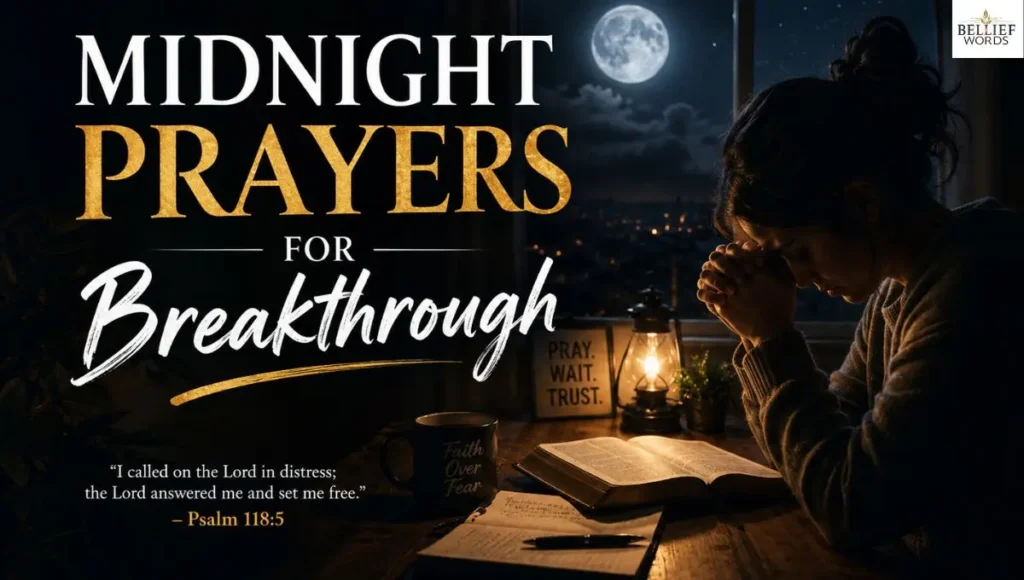 Midnight Prayers for Breakthrough