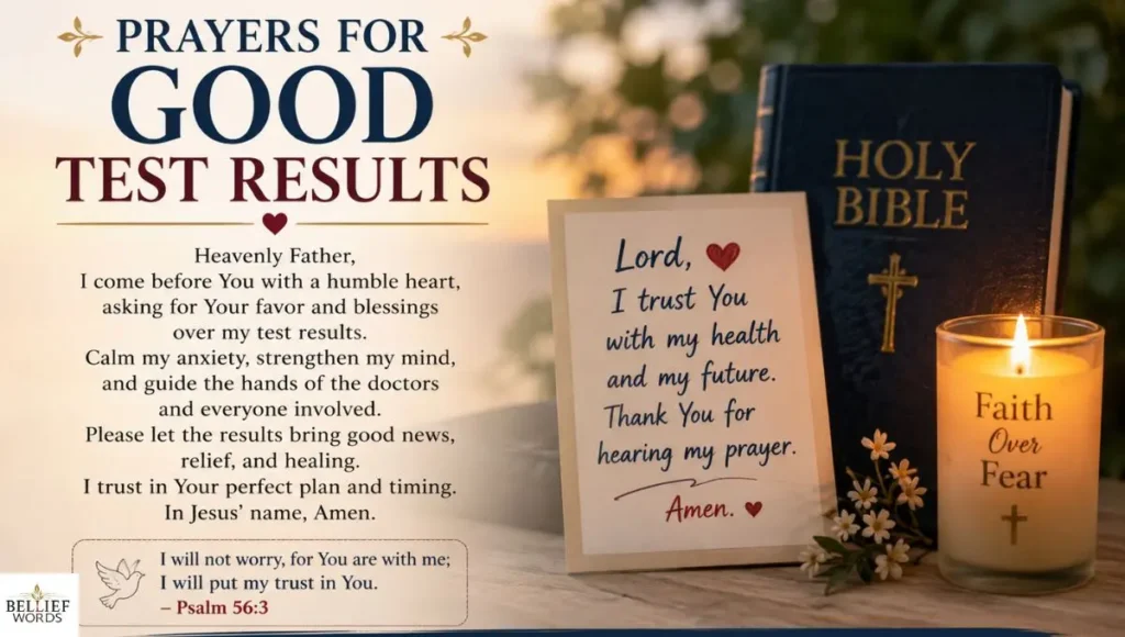 Prayers For Good Test Results Images