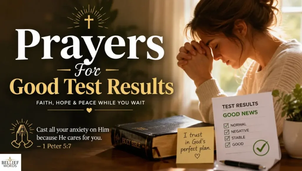 Prayers For Good Test Results