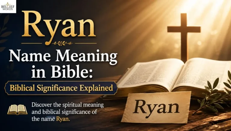 Ryan Name Meaning in Bible: Biblical Significance Explained