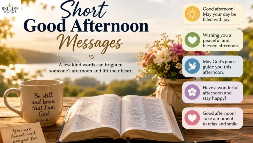 Short Good Afternoon Messages