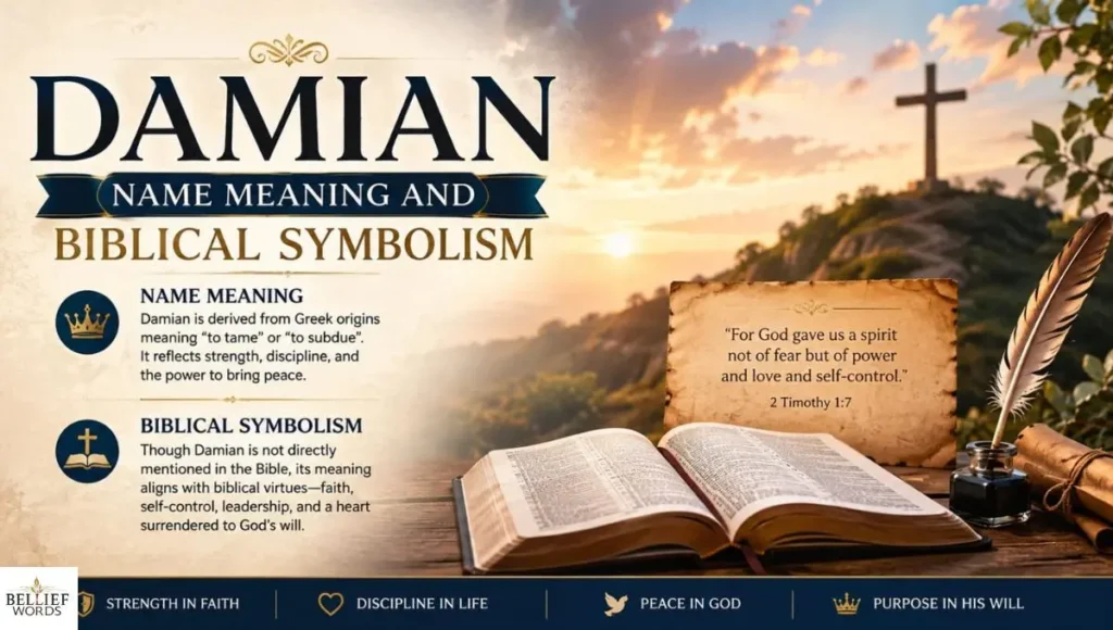 Damian Name Meaning and Biblical Symbolism